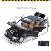 1/24 Benz W140 S320 SEL Alloy Classic Old Car Model Diecasts Metal Retro Vehicles Car Model Sound and Light Collection Kids Toys Gift