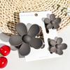 Frangipani Hairpin Beach Vacation Style Bauhinia Flower Updo Shark Hairpin Set