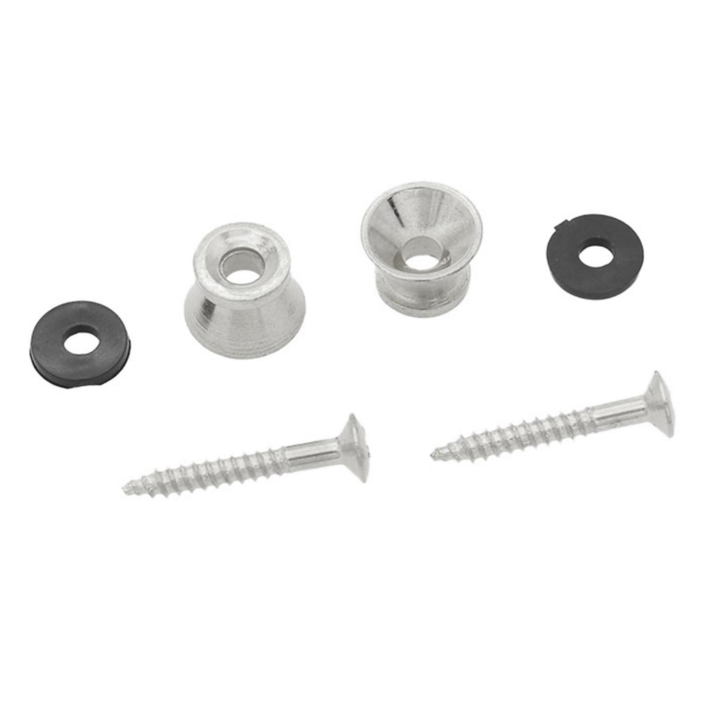 Electric Guitar Strap Buttons Replacement Straplock Buttons Elegant Sturdy Easy Installation End Pins Guitar Strap Locks