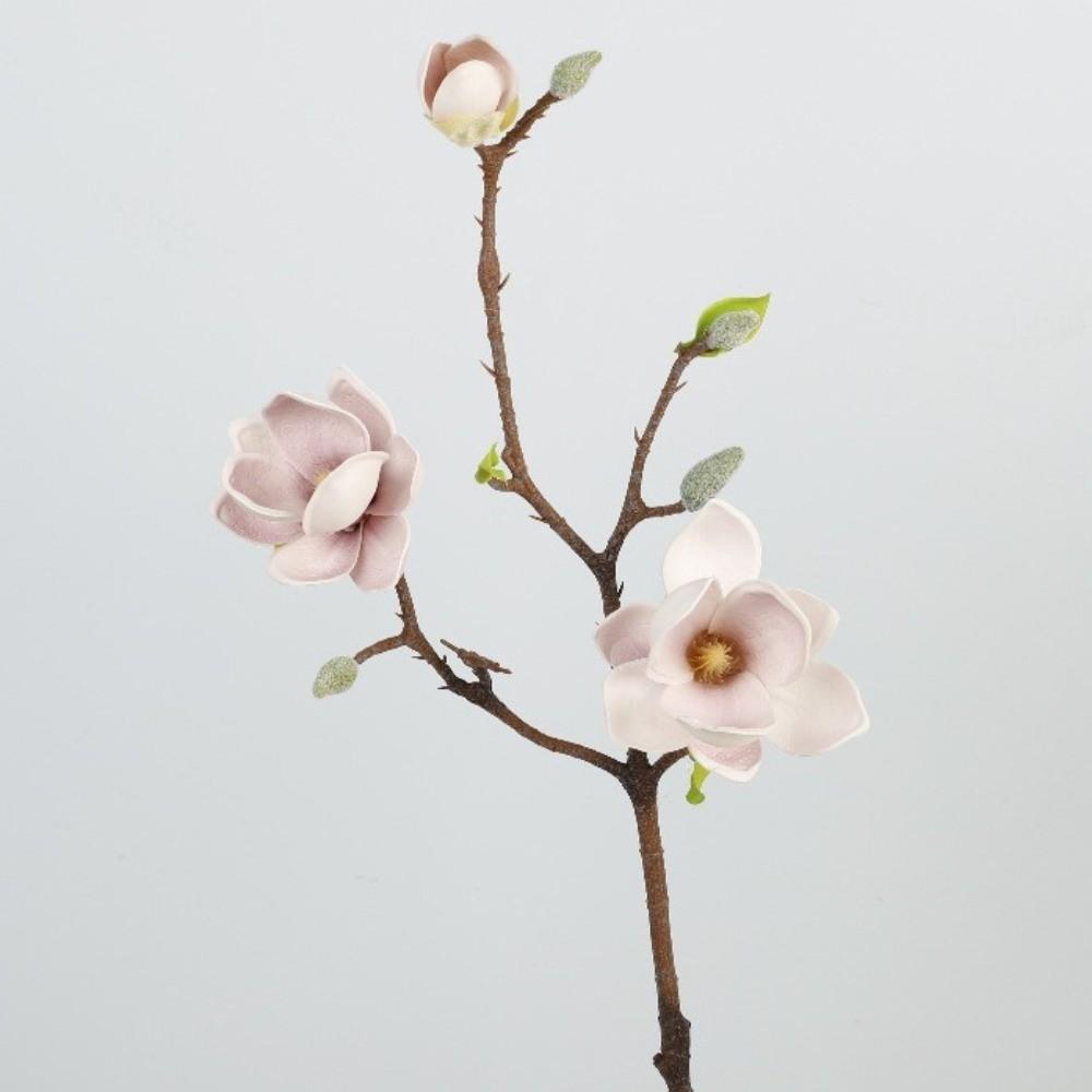 Real Touch Artificial Magnolia Flower Realistic Faux Magnolia Branch  Home Living Room Decor