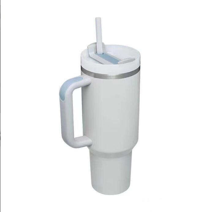 40oz Second Gen Insulated Stainless Steel Car Cup with Straw - Large Capacity Cold Preservation