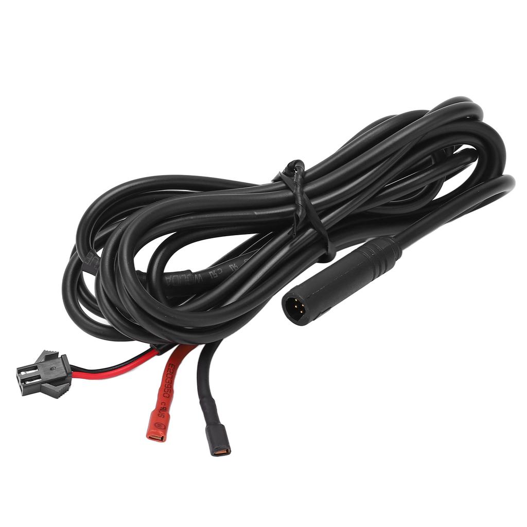E Bike Extension Cable Professional Plastic Rubber E Bike Conversion Parts Extension Wire 140cm