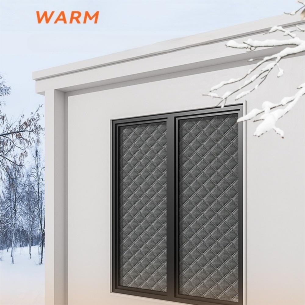 Kulde- og varmeisolasjon Vintervarme gardiner Fortykkede tetningsgardiner Vindusvarme skjermer