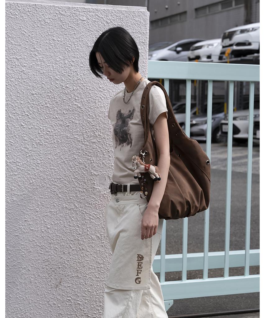 Defgarments Suede Eyelet Dim Bag [3Color]