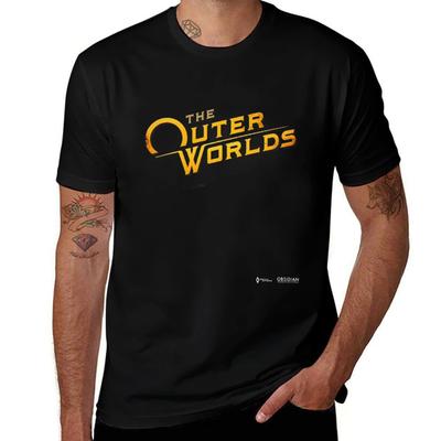 The Outer Worlds E3 Osbidian Private Division Tshirt Independence Day Short Sleeve Tshirt