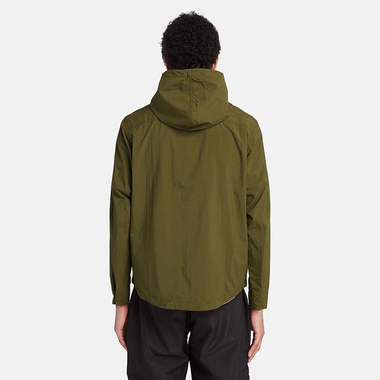 Timberland UV Protection Water-Resistant Loose Jacket Men Jacket Dark-Olive-Green A6KTN-302