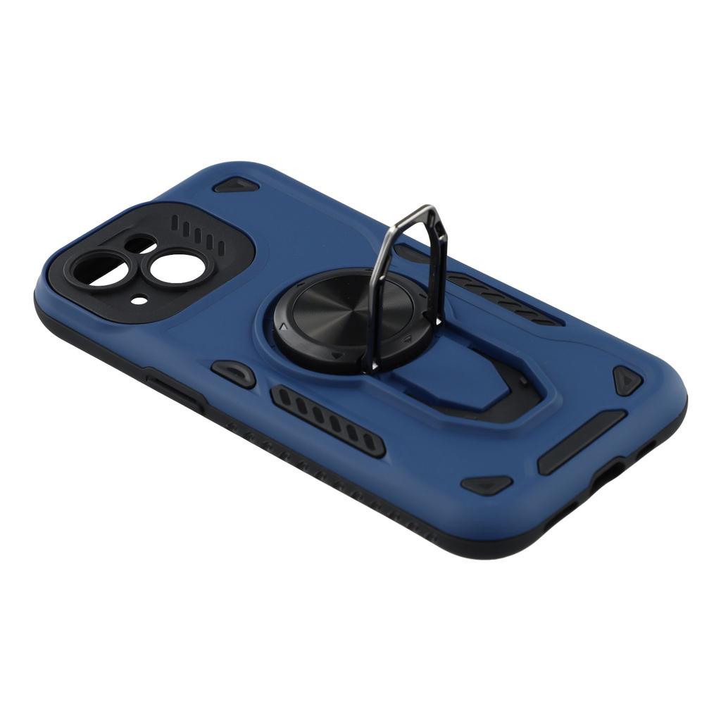 For iPhone 13 Mini Case with Kickstand Shockproof TPU+PC Phone Back Cover