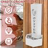 2Pcs Set Chicken Grit and Oyster Shell Feeder with Lid Double Bucket Design Precise Classification Auto Drop for Chicken House
