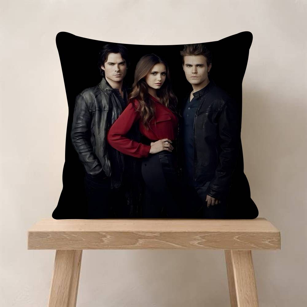 

The VVampire Diaries Pillowcase Toon Gift Cushion Cover Bedroom Home Sofa Chair Seat Decor Pillow Case 30x30 cm