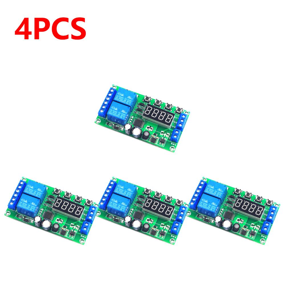 YF-7 Dual-Channel Delay Relay Module Pulse Trigger Cycle Timer 0.01s-999m 7-30V