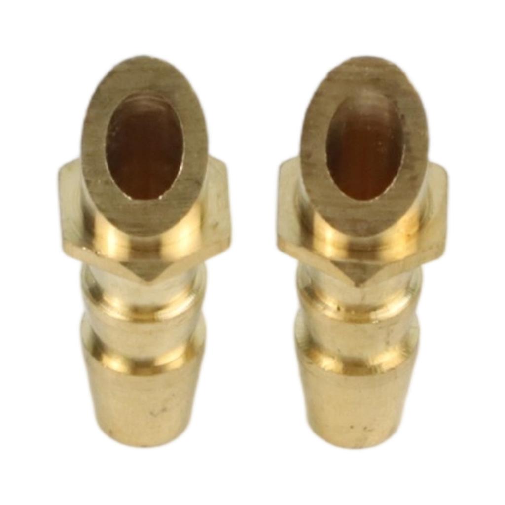 2pcs Threadless Copper Inlet Nozzles for RC Boats Water Cooling Connectors for Motor and ESC Reliable and Strong