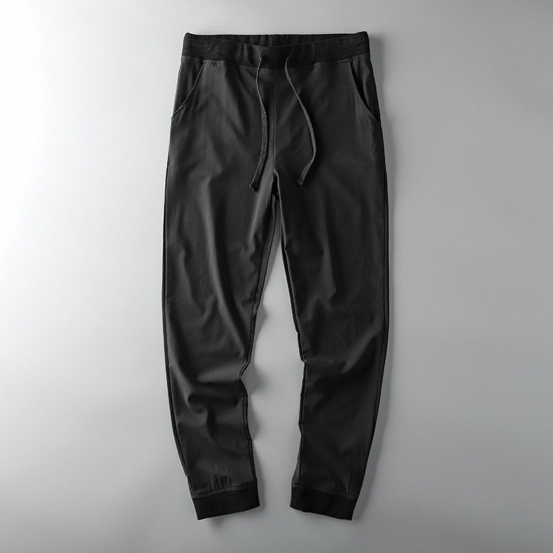 Men s Cut-off Label Cattle Goods Export Daily Order Casual Sports Pants Black 32