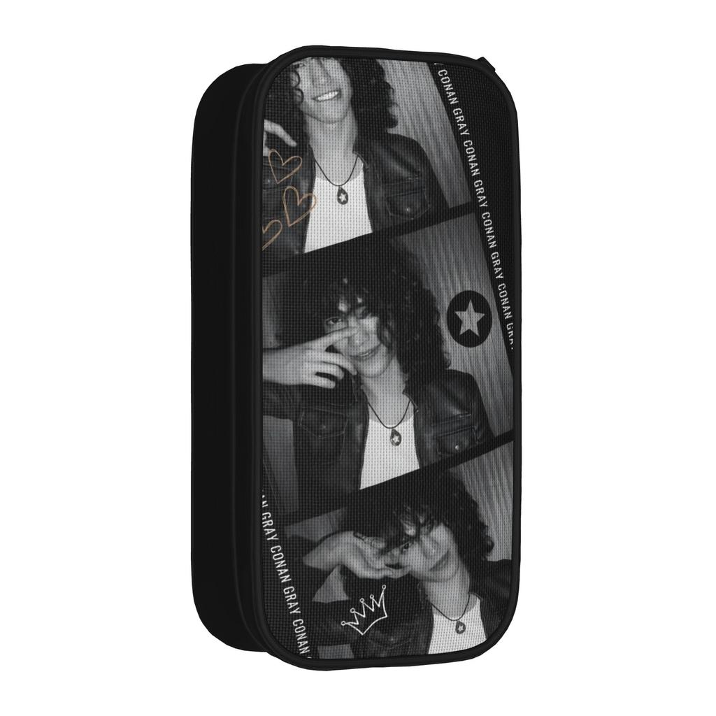 New Conan Gray Singer Pencil Cases Pencilcases Pen Box for Girls Boys Large Storage Bag Students School Gifts Stationery