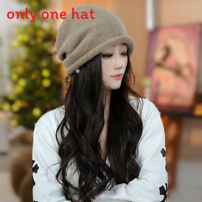

Knitted Drawstring Knit Hat For Women Winter Warm Casual Fashion Accessory