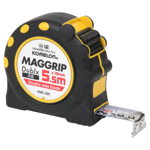 Komelon Convex MagGrip Double-Sided Scale, 19mm Tape Width, 5.5M, KMC-32D