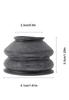 2pcs Ball Joint Dust Boot Cover Replacement for 23mm/33mm/41mm Size Outer Tie Rod Ball Joint Tie Rod End Silicone Inner