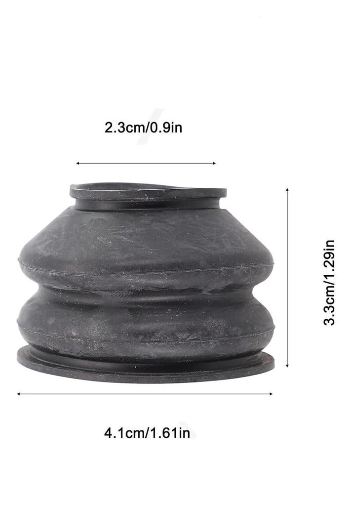 2pcs Ball Joint Dust Boot Cover Replacement for 23mm/33mm/41mm Size Outer Tie Rod Ball Joint Tie Rod End Silicone Inner