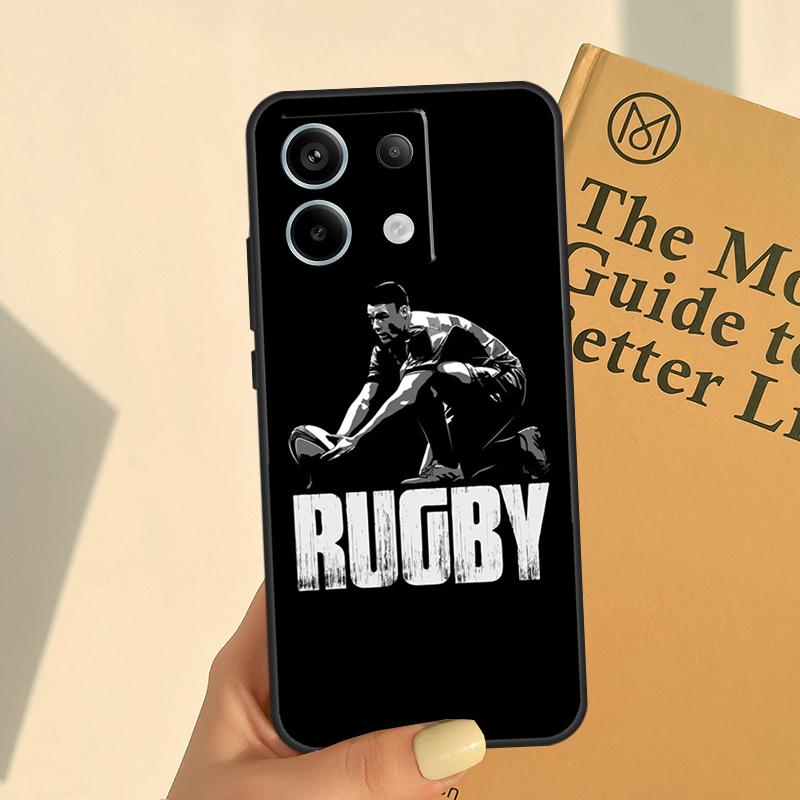 Rugby Football Sport Cover For Xiaomi Redmi Note 11 10 12 13 14 Pro 11S 12S Case For Redmi 15C 10C 13C 12C 14C 15