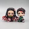 Lookup Demon Slayer Anime Figure Kimetsu No Yaiba Kamado Nezuko Kamado Tanjirou Action Figure Model Doll Toys 6cm