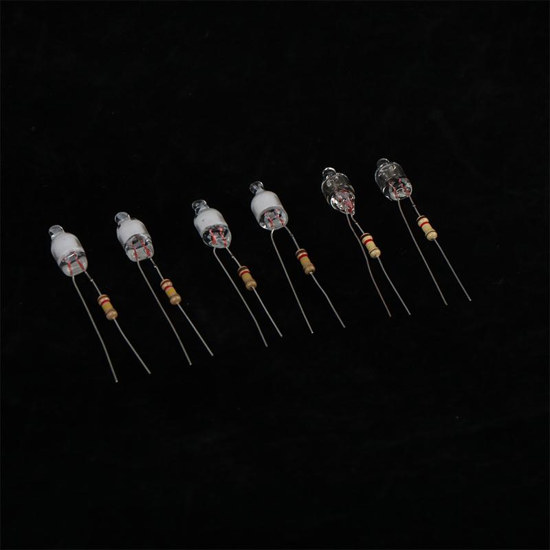10Pcs Neon Indicator Light Green Red Blue Signs 6Mm Neon Lamp Glow Bulbs