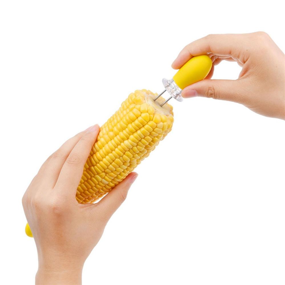 Gadget BBQ Supplies Cooking for Camping Picnic BBQ Prong Set Corn Holder Fruit Forks Corn Skewer
