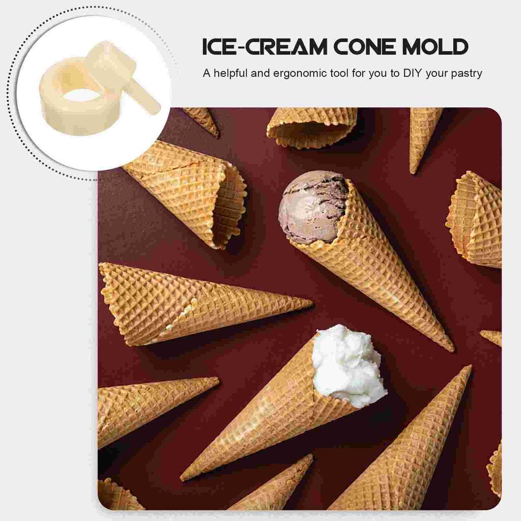 Supplies Ice Cream Cone Mold Child Crispy Waffle Kit Plastic Roller Dessert Shop