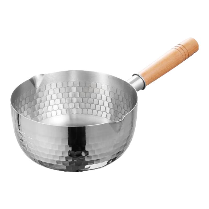 

Wooden Handle 304 Stainless Steel Yukihira Pot