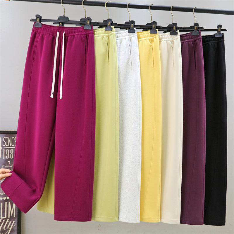 

2025 Women s Slimming Patchwork Scimitar Pants with Drawstring Waist XXL