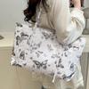 Large Capacity Butterfly Tote Bag for Women's Spring New Fashionable Shoulder Bag Fashionable Simple Commuter Cross Bag