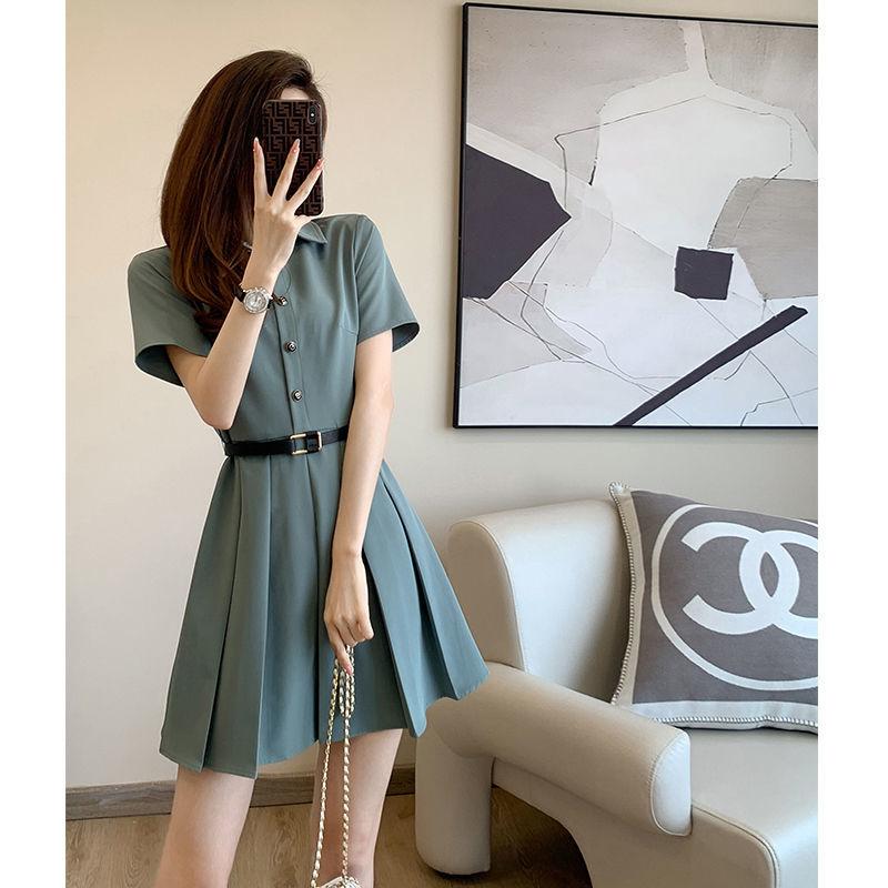 Šaty Dámské Francouzský Design Malé POLO Tričko Černé Šaty