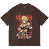 230 Gsm 100% Cotton Vinland Saga V1 Thorfinn Print Unisex Heavy Cotton T Shirt
