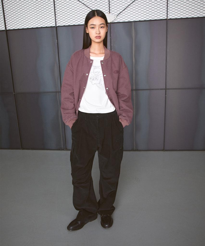 Lmc Washed Varsity Jacket Black