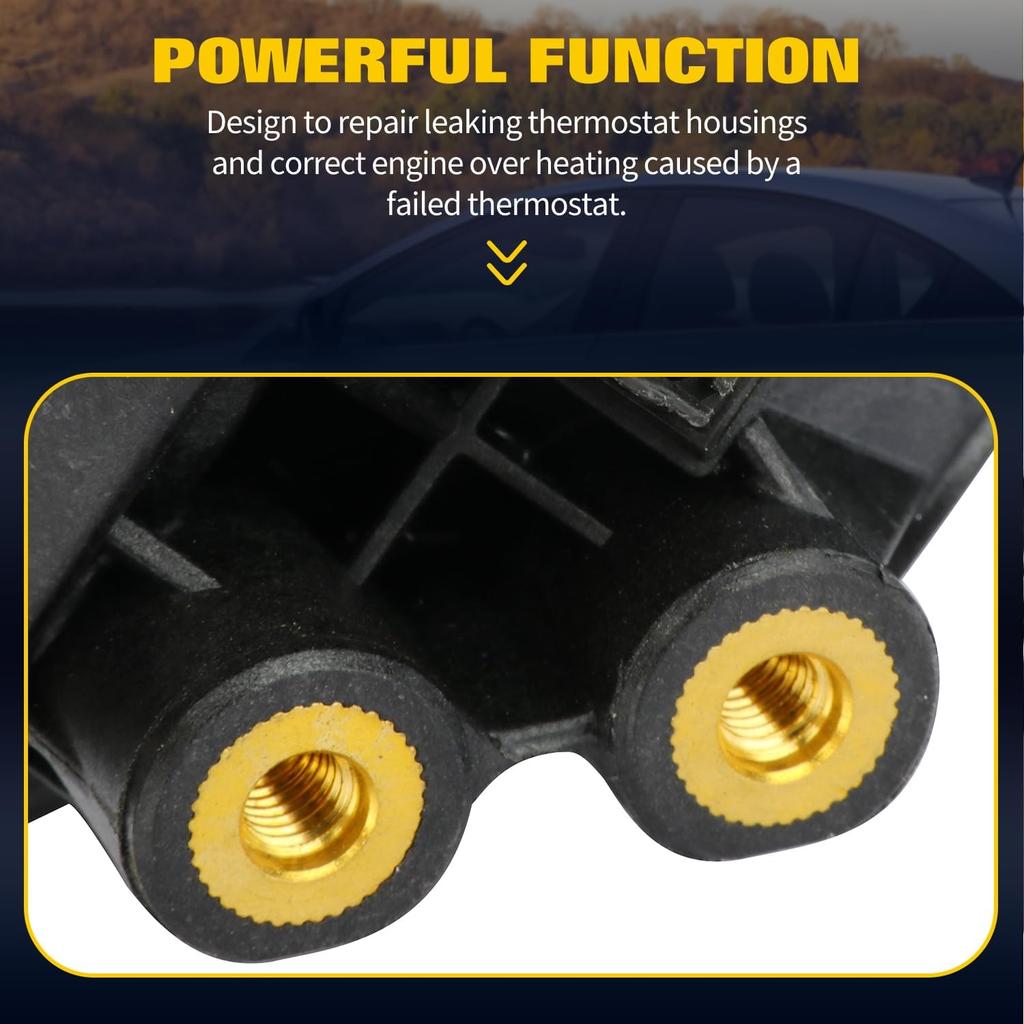OCPTY Thermostat Housing Fit for BMW X5 2011-2013,for BMW X1 2013-2015,for BMW X6 2011-2014 Engine Coolant Thermostat Housing Assembly Replaces