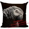 Bird Cushion Cover Macaw Owl Parrot Pillow Cover Living Room Sofa Car Decor Throw Pillows Home Decoration Pillowcase 45X45Cm