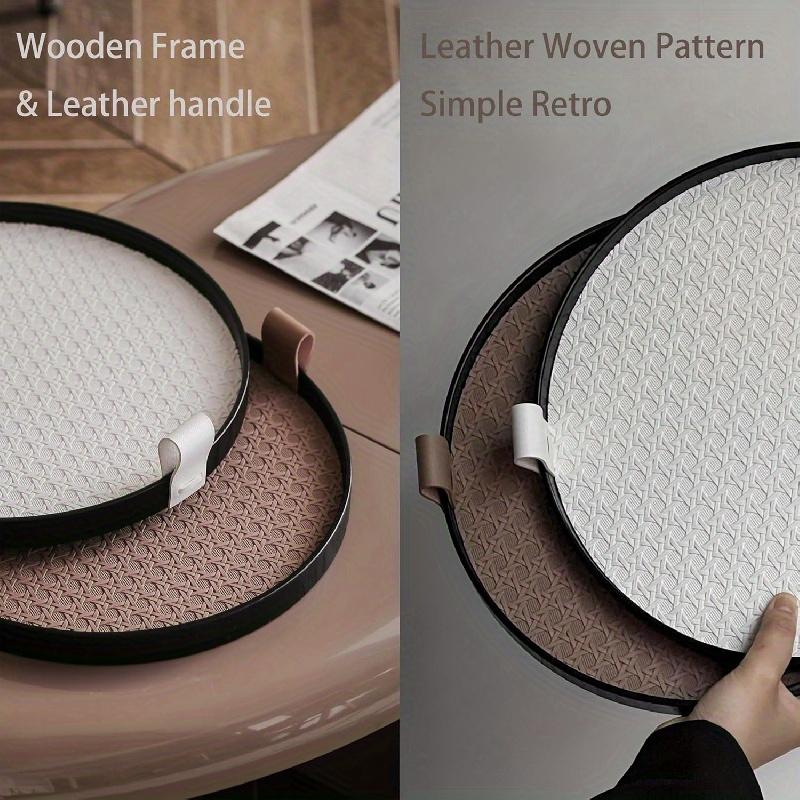 Leather Tray Vintage Storage Tray For Home Room Living Room Office Decor For Christmas Valentine's Day New Year Decor