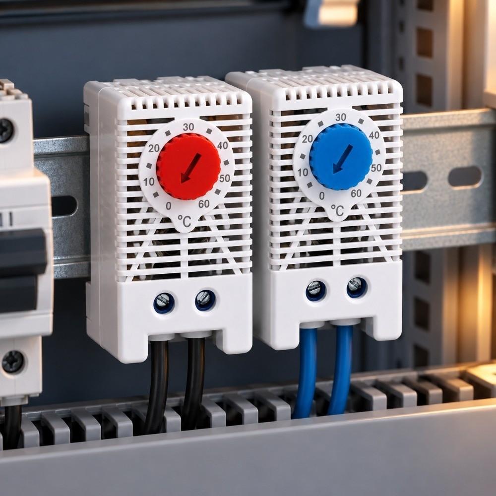 0-60℃ Adjustable Mechanical Thermostat AC220V Voltage Temperature Control Switch