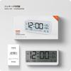 Alarm Digital Reviday Table 2 Sets of Brightness Easy To Thermometer and Hygrometer Desk Multifunctional Digital Snooze Night Japanese Instruction