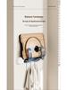 Wall-Mounted Pot Lid and Cutting Board Rack for Kitchen Storage