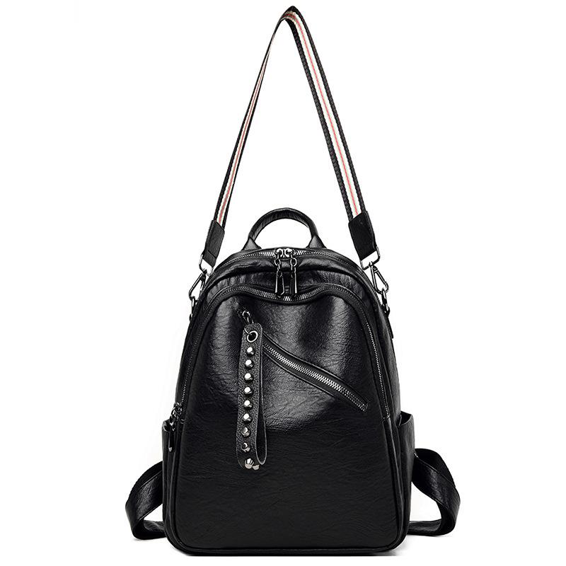 Women's Backpack, New College Backpack, Korean Version, Single Shoulder Bag, Fashionable and Casual Travel Backpack