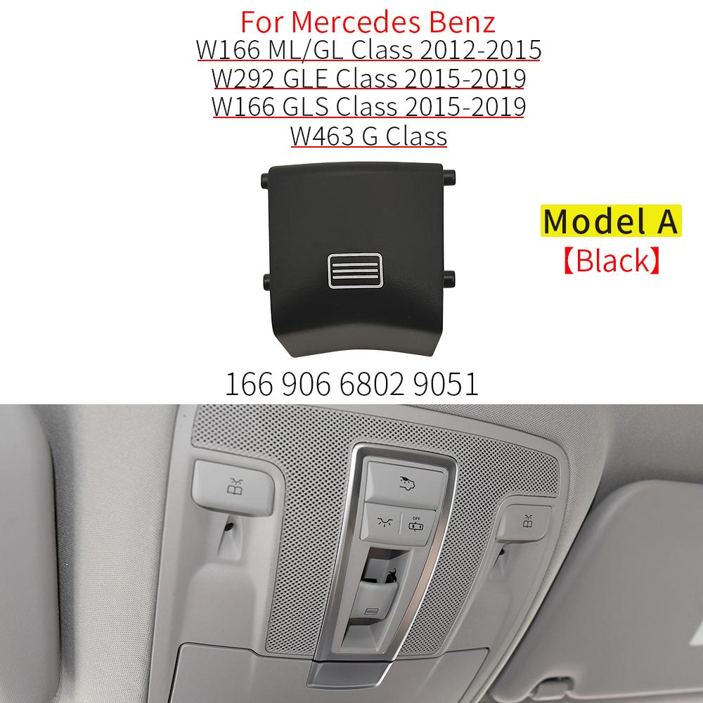 For Mercedes W166 W292 W463 Car Sunroof Window Switch Button Cover Plastic for Benz ML GL GLE GLS 2012- ML320 GLE350 GLS450