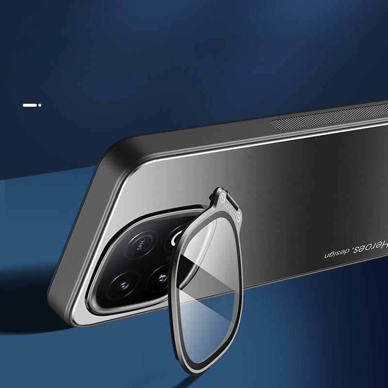 For VIVO IQOO Z10 Turbo Pro Case Metal Lens Camera Holder Cover for IQOO Z10 Turbo (pro) Shockproof Matte Invisible Bracket Case