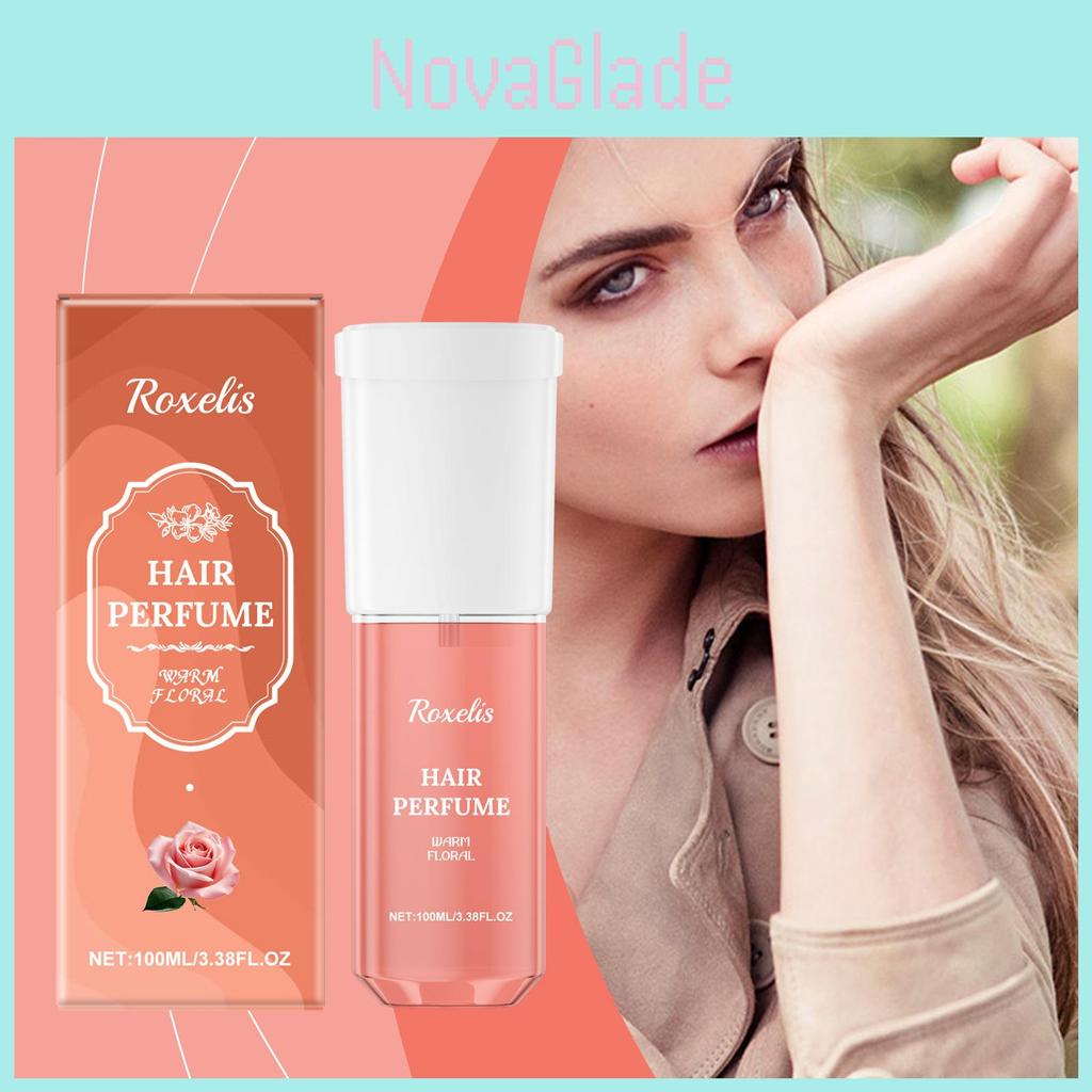 Luxurious Rose Scented Hair Perfume Spray For Women With Deep Nourishing Hydration