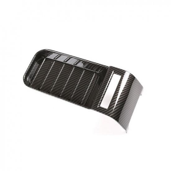 For Toyota Tundra 2014- Carbon Texture Armrest Box Slot Pad Sticker Cover