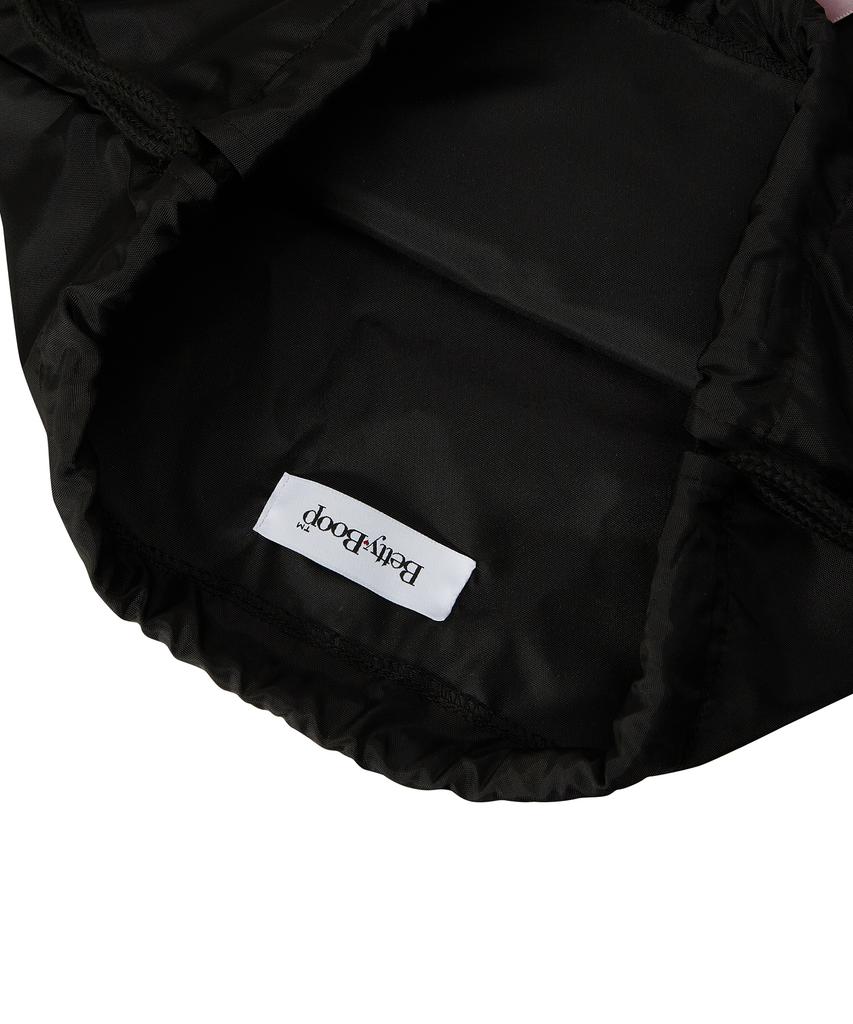 Cnvs Betty Boop Ribbon Nylon Gym Sack_Black