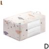 Large Capacity Clothes Storage Bag Organizer With Reinforced Handle Suitable For Blankets Bedding Foldable With Sturdy Zipper