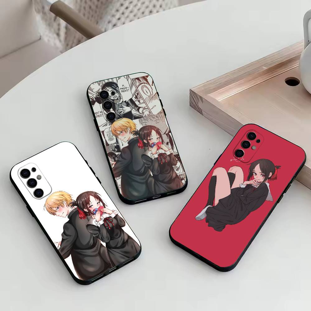 Love Kaguya-sama Phone Case For Samsung S25,S24,S21,S22,S23,S30,Ultra,S20,Plus,Fe,Lite,Note,10,Black Cover