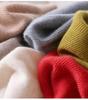 Autumn & Winter Slim-Fit Women's Ribbed Pullover Sweater - Half-High Collar, Casual & Versatile Fashion Base Layer