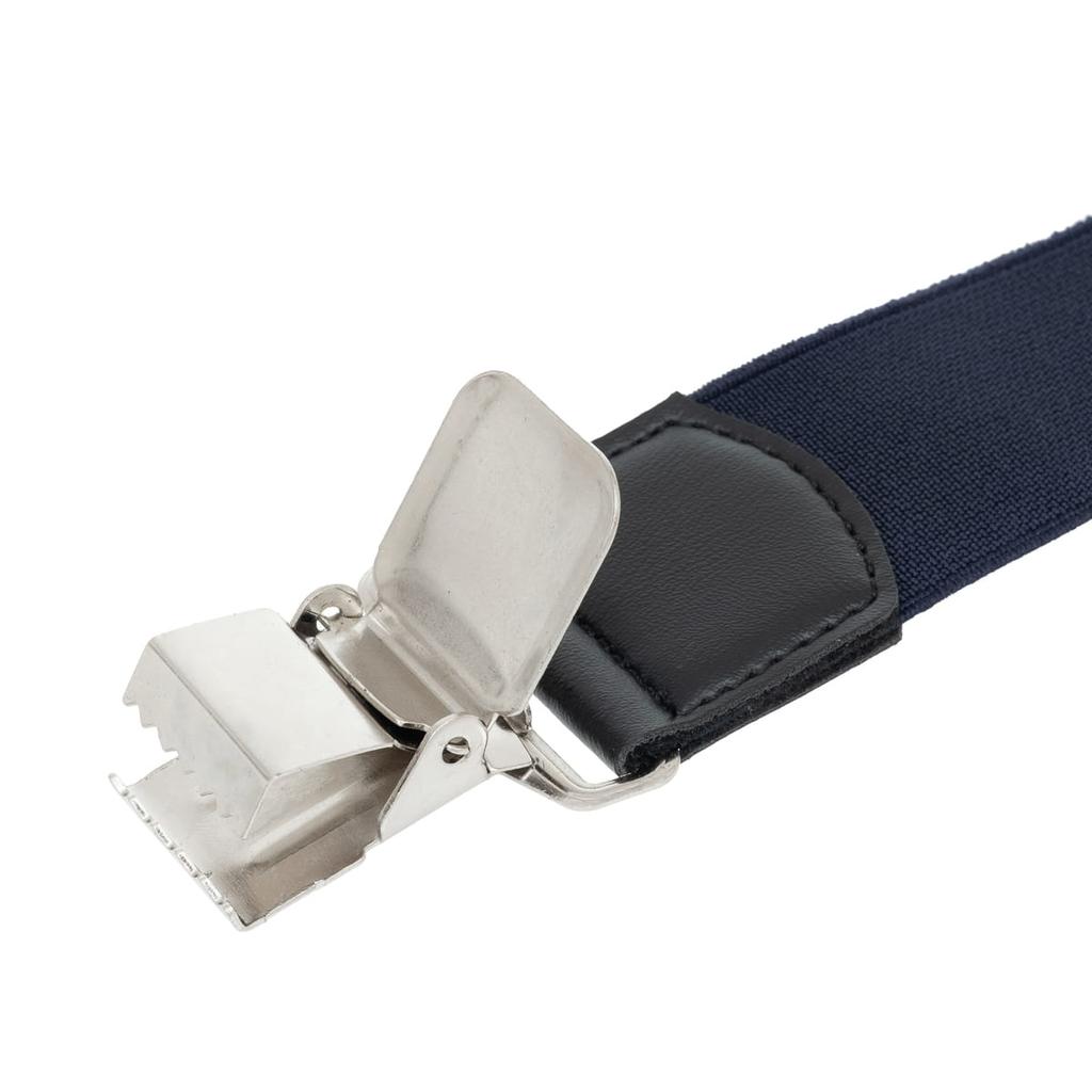 Mocne Szerokie Szelki 4 Cm Topgal Y Gładkie Granatowe