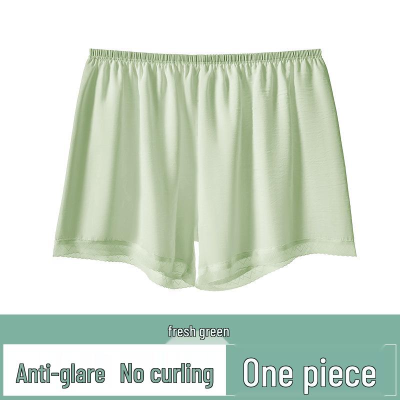 Women's Sheer Ice Silk Safety Shorts - Lightweight, No Roll, Three-Quarter Length, Wear Inside or Outside