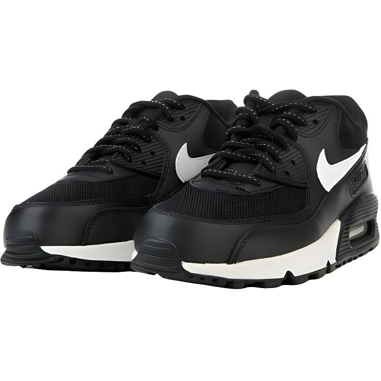 Nike Air Max 90 Flash GS Black Kids Sneakers Summit-White 807626-001